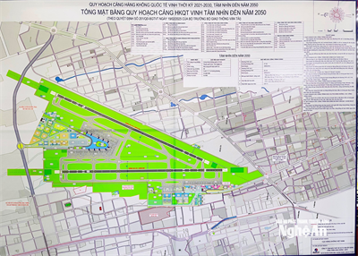 Công bố quy hoạch Cảng hàng không Quốc tế Vinh thời kỳ 2021 -2030, tầm nhìn đến 2050