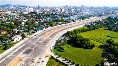 Toàn cảnh Đại lộ Vinh - Cửa Lò - tuyến giao thông hiện đại nhất Nghệ An